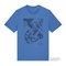 T-Shirt »Wasserzeichen« // Blue-Screen-Blau // Unisex