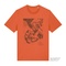 T-Shirt »Wasserzeichen« // Redshift-Orange // Unisex