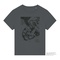 T-Shirt »Wasserzeichen« // Dark-Mode-Grau // Medium Fit (Damen)